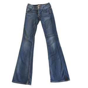Hudson Ferris Flap Flare Jeans Medium Wash Size 27